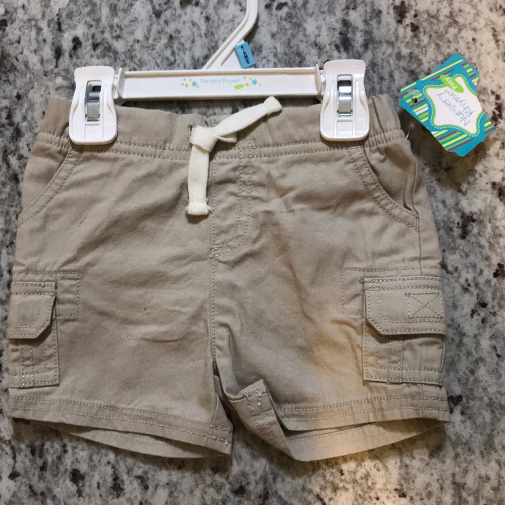 6-9 mo khaki shorts, baby boy